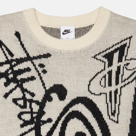 日本製・綿100% Stussy Nike Icon Knit Sweater Natural XS | www