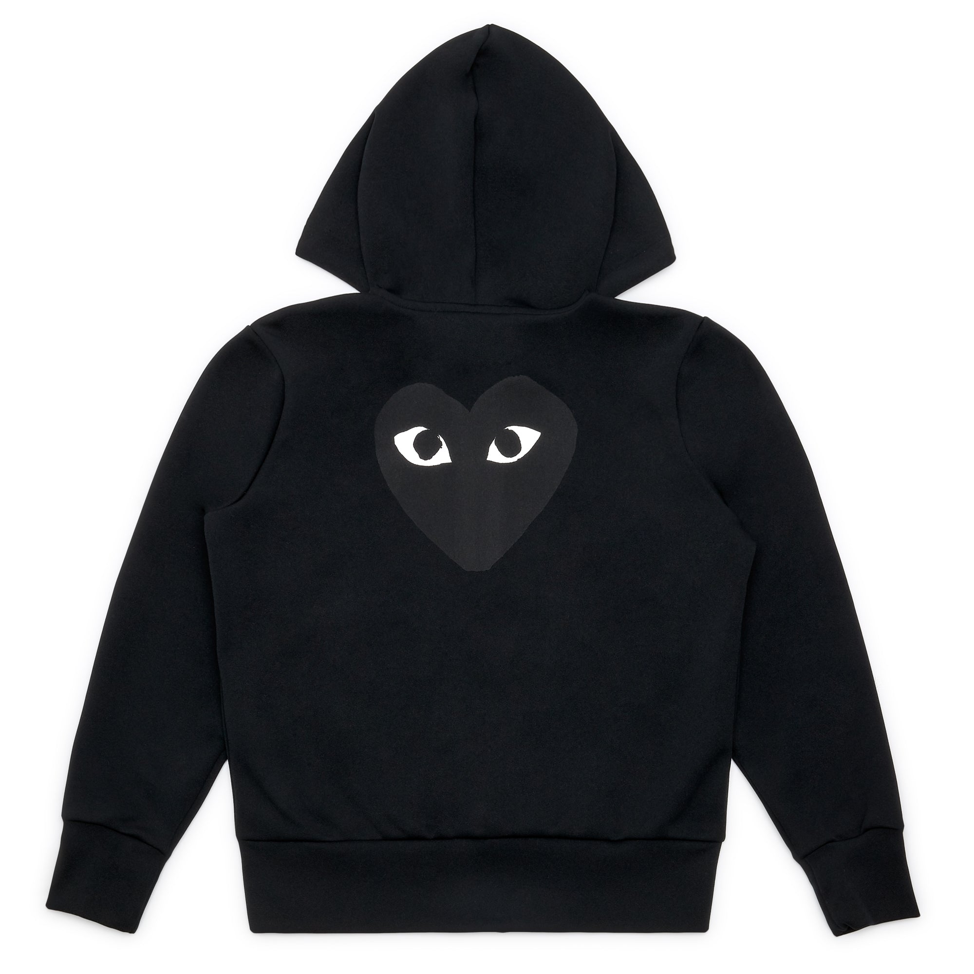 CDG Play Hooded Big Black Heart Sweatshirt (Black T253) – DSMS E-SHOP