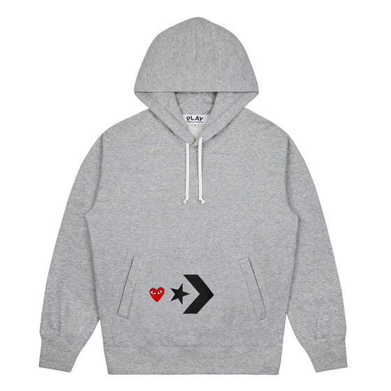 converse heart hoodie