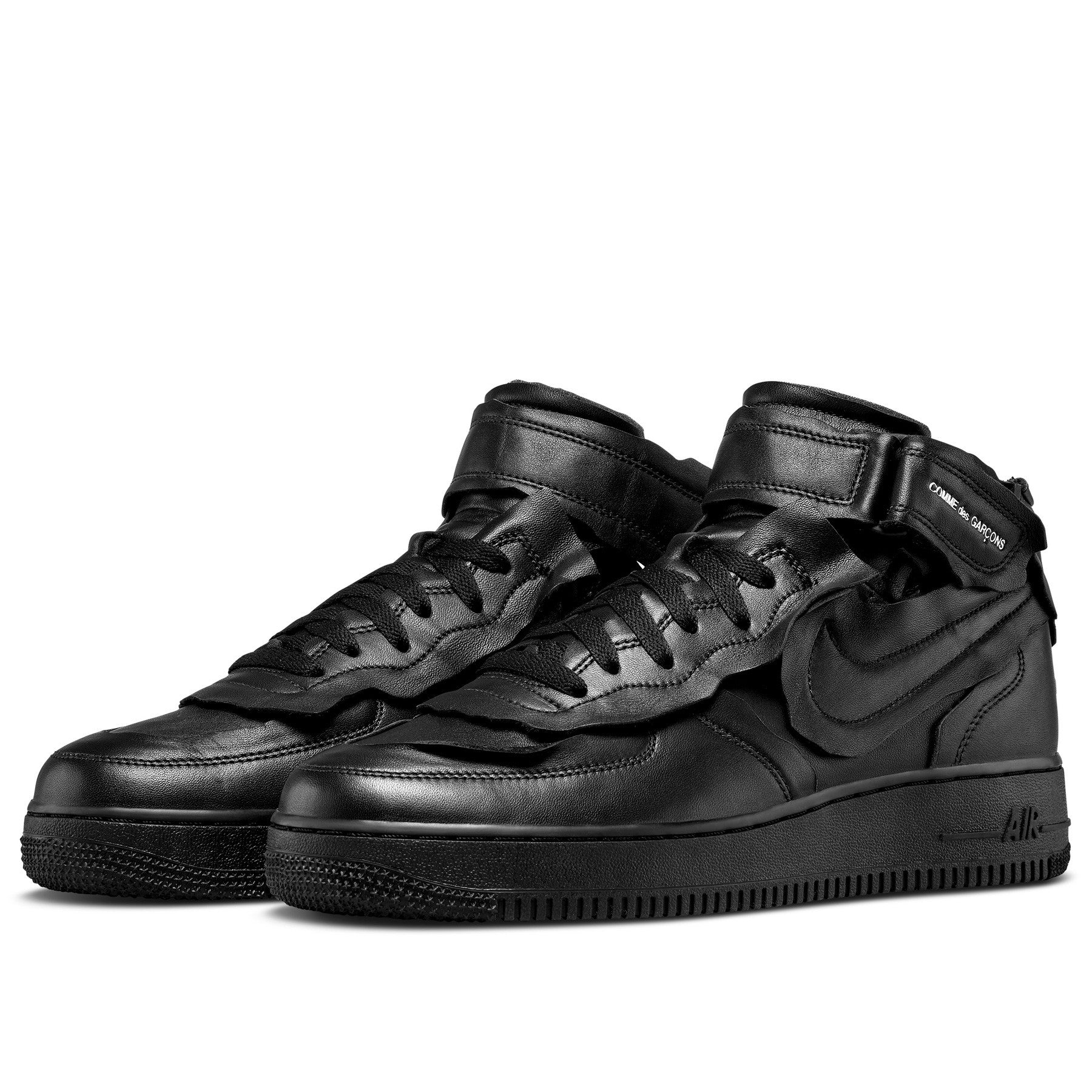 air force 1 all black mid