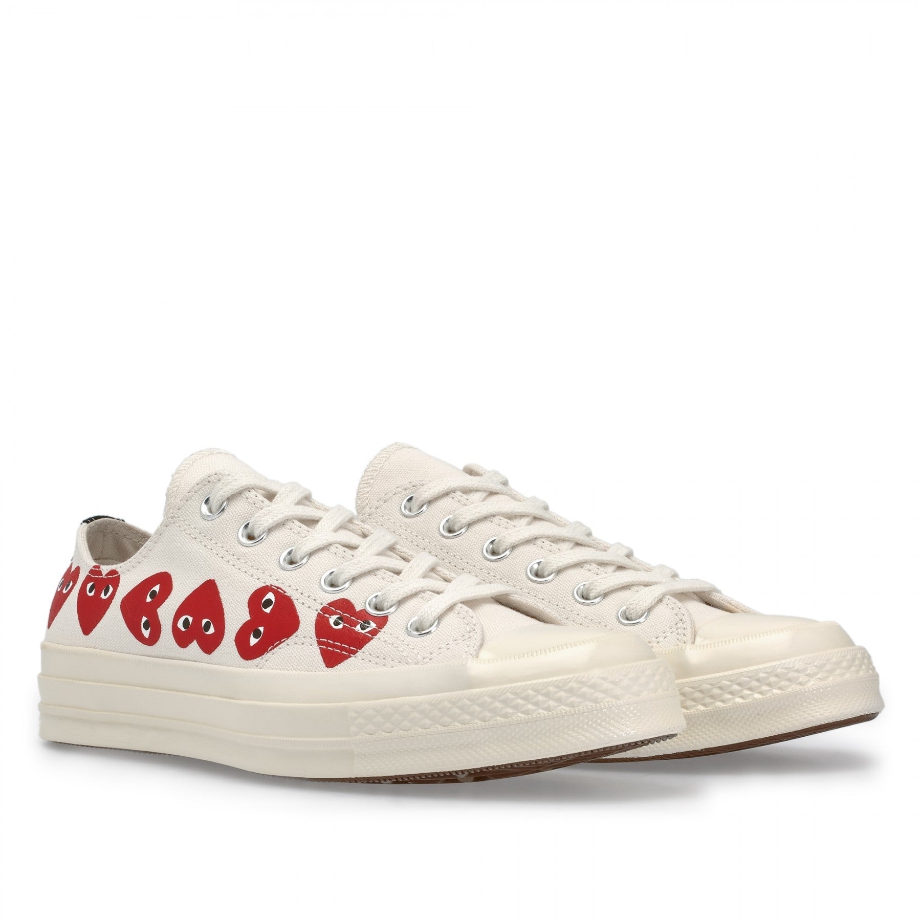 comme des garcons converse multi heart low