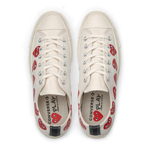 play converse multi heart chuck taylor low top