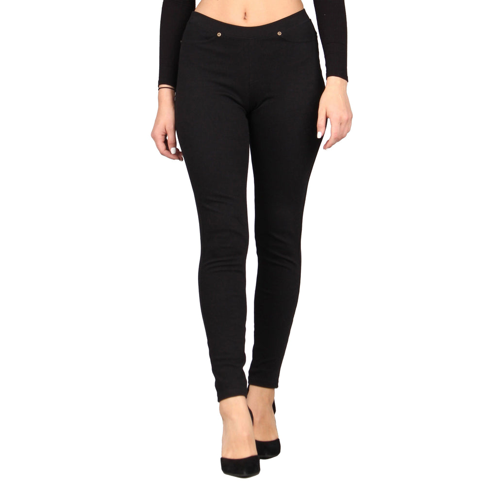 Women's Solid Jeggings — Lildy.com