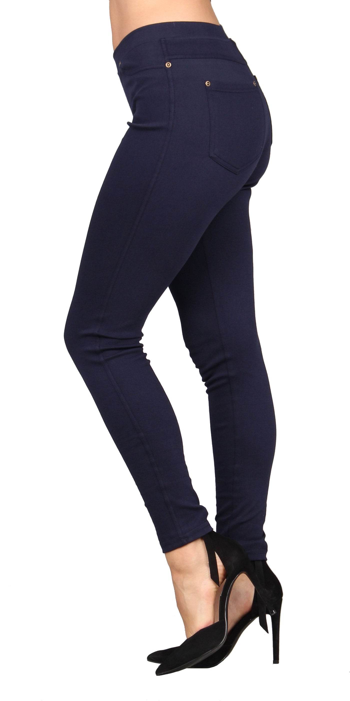 Women's Solid Denim Jeggings — Lildy.com