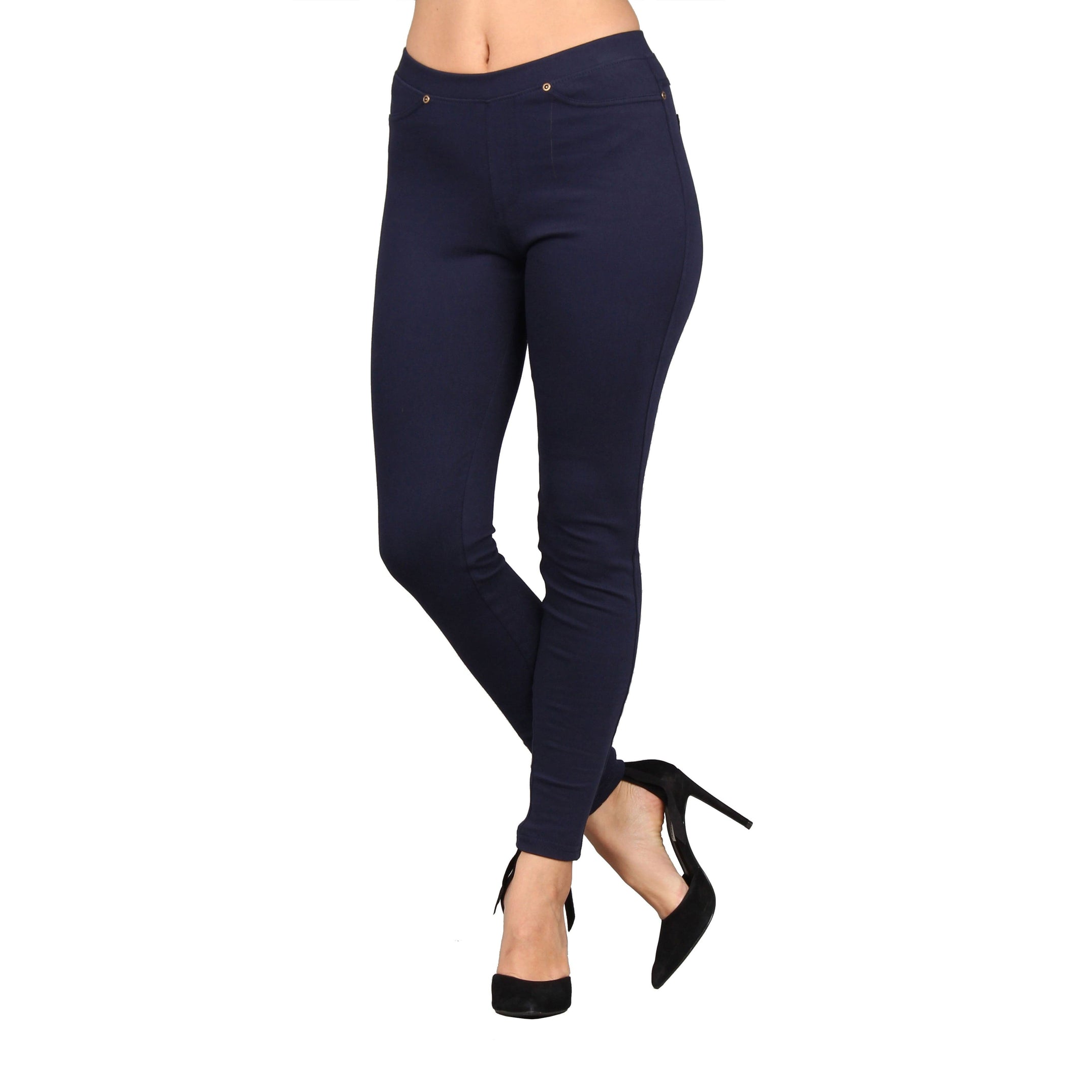 Women's Solid Denim Jeggings — Lildy.com