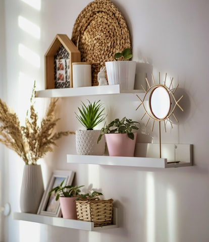 Try Adding Shelves to Your Wall