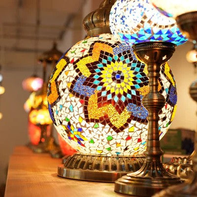 History and Technology Of Creating Famous Turkish Mosaic Lamps