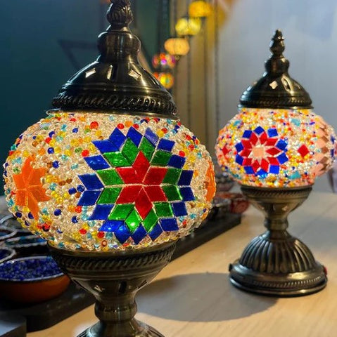 History and Technology Of Creating Famous Turkish Mosaic Lamps