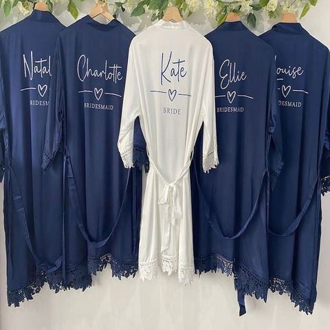 Customized Bridal Robe