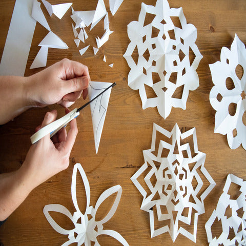 Easy DIY Snowflakes