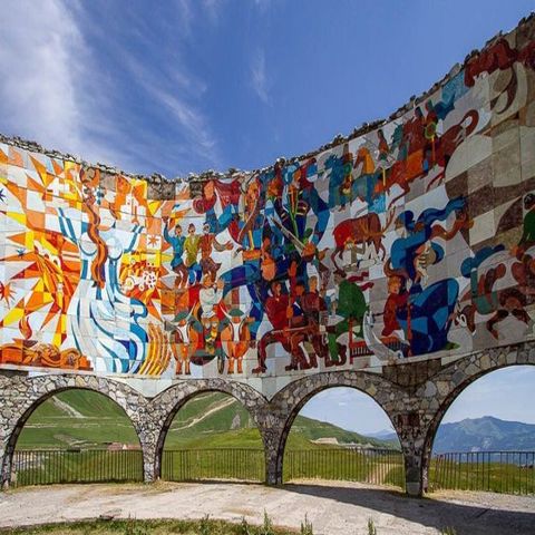 Russia–Georgia Friendship Monument, Gudauri, Georgia