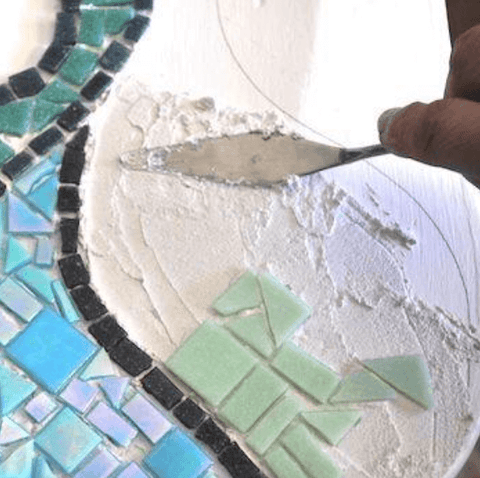 How to Grout Mosaic Art - Art Materclass – Art Masterclass
