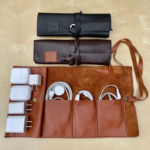 Leather Charger Organizer