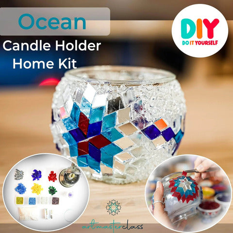 Ocean Candle Holder Home Kit