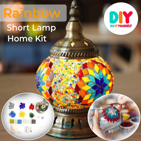 Rainbow Short Table Lamp Home Kit