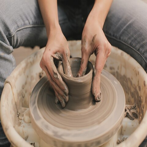 Shape and Texture in Art with Pottery Workshops