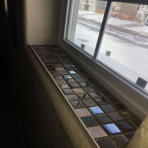 Tiled Window Sills