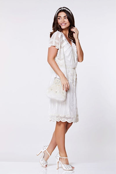 GATSBYLADY LONDON ANGEL SLEEVE FLAPPER DRESS