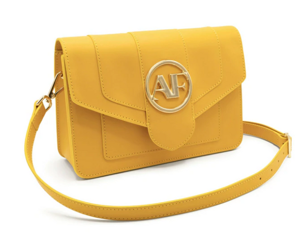 Alinari Firenze Brera Crossbody Yellow Bag 