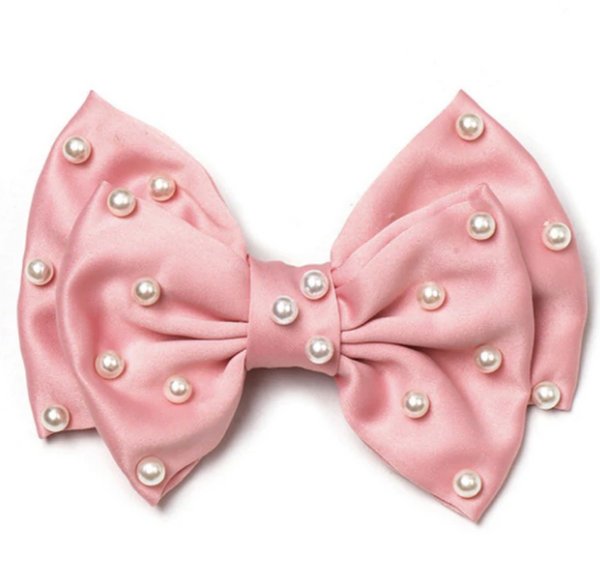 Wisteria London Freya Pearl Hair Bow