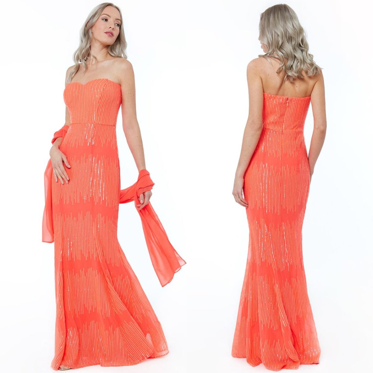 Coral Prom Dress