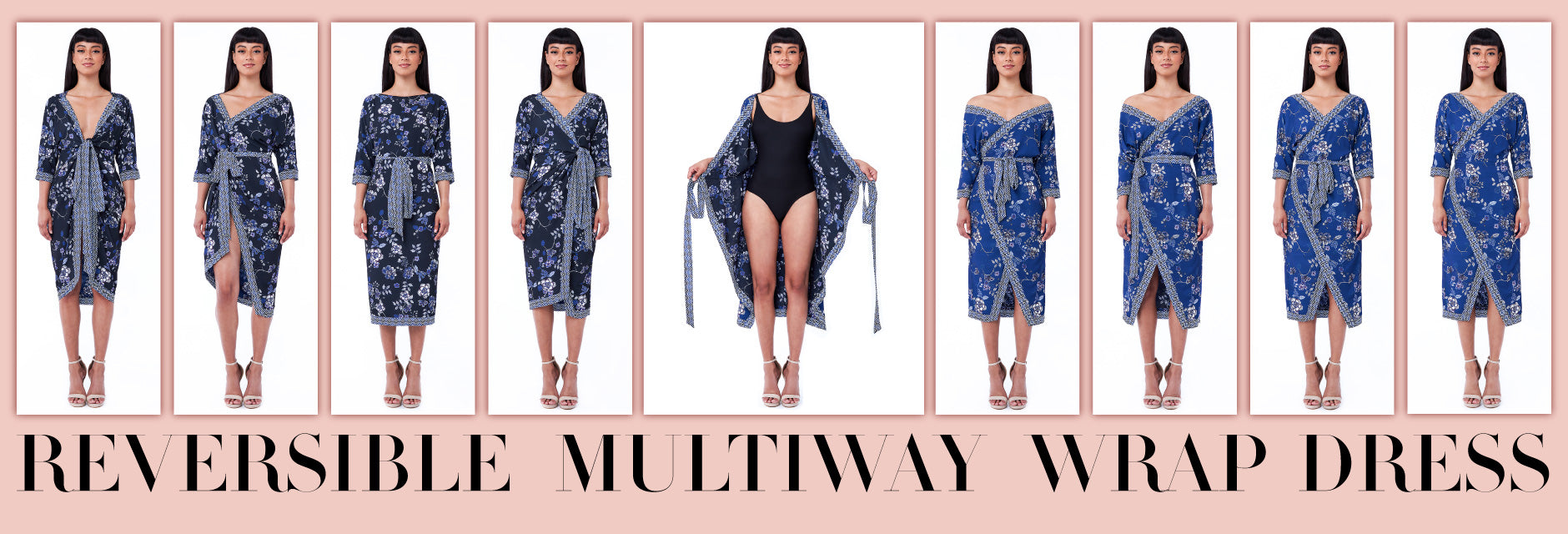 Dress of the Season - Multiway Kimono Wrap Dress