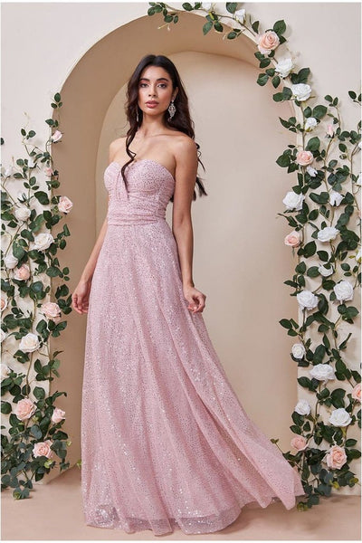 Soft Pink Bridesmaids Dress