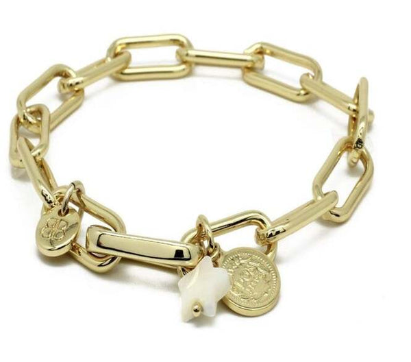Boho Betty Ukelele Chain Charm Bracelet