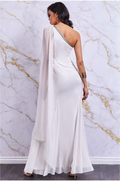 One Shoulder Wedding Dress