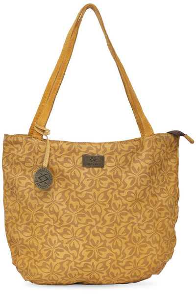 Brown Leather East Village Handbag