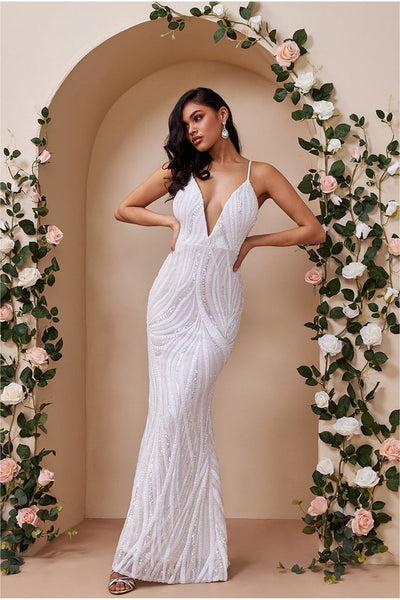 Sleeveless Mermaid Wedding Dress