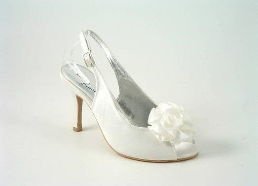 White Bridal Shoe