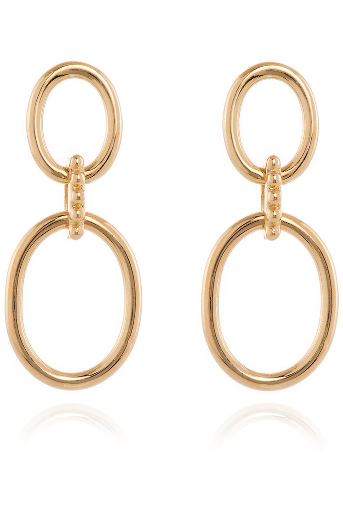 Cachet London Landri Drop Earrings 18ct Gold Plated – Goddiva