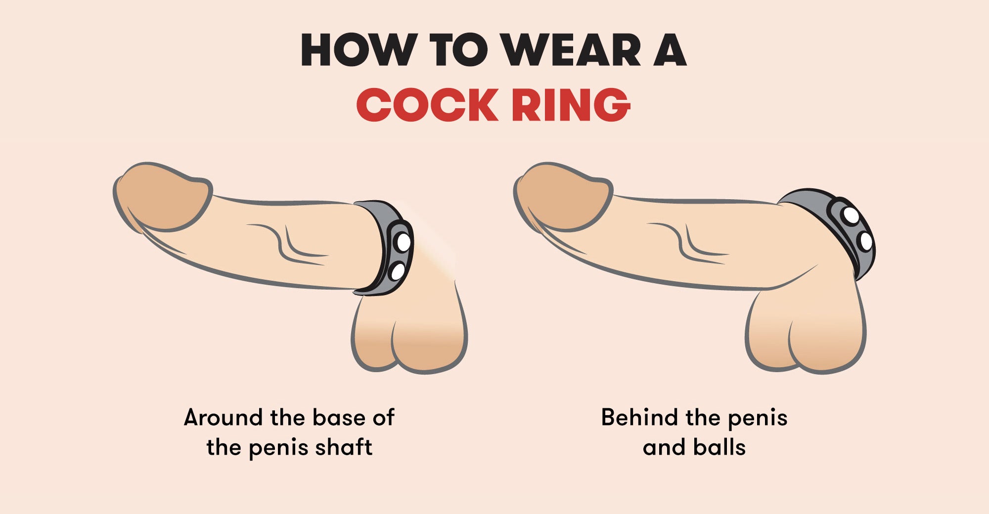 How to wear a cock ring?