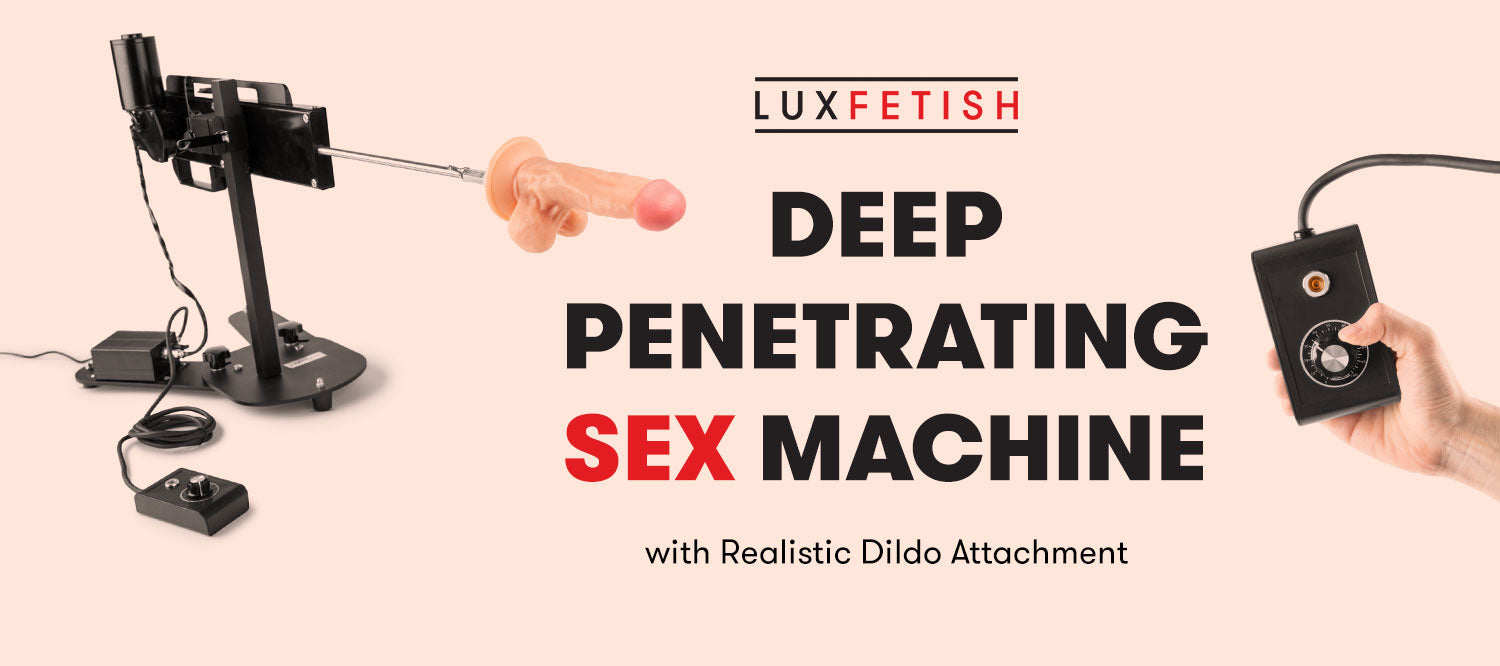  Deep Penetrating Sex Machine With Realistic Dildo Attachment 