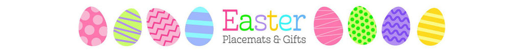 Kids Custom Easter Gift Children's Placemats Made In America