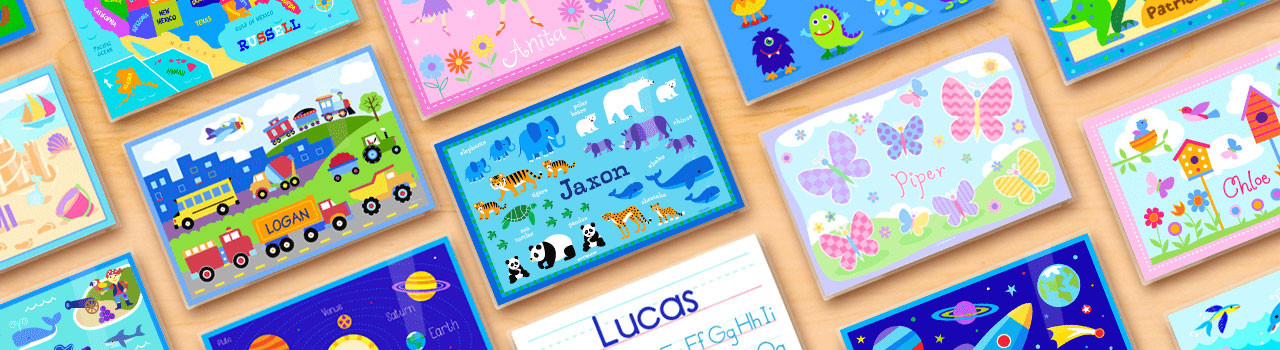 personalized placemats for toddlers