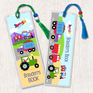 Kids personalized bookmarks