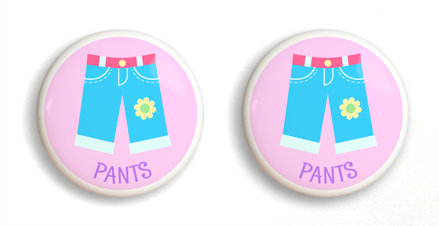 Girl S Pants Drawer Knob Dresserz Knobs Art Appeel