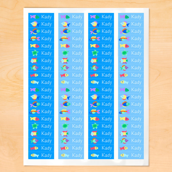 Birdie Personalized Mini Kids Waterproof Labels – Art Appeel