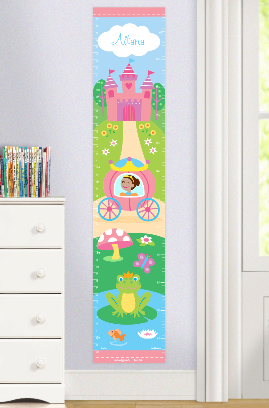 Personalized Princess Growth Chart