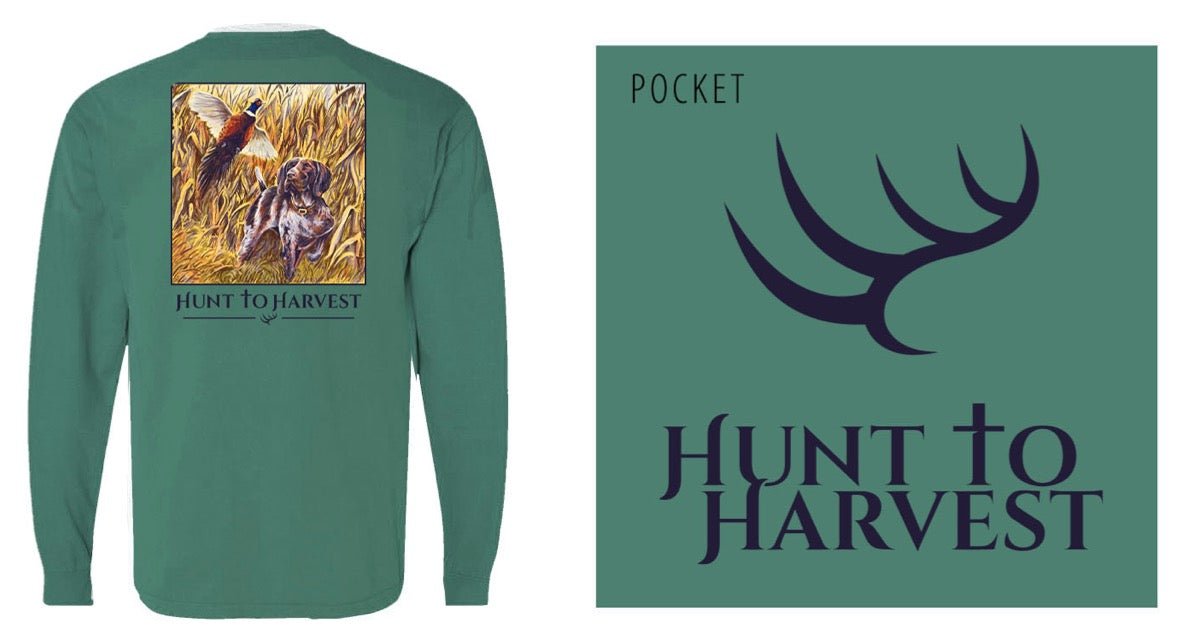 Long Sleeve Pheasant Point-Green - Hunt to Harvest product image