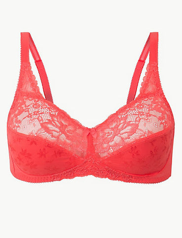 NEW! M&S Boutique Marks & Spencer 28C 28D red non-padded