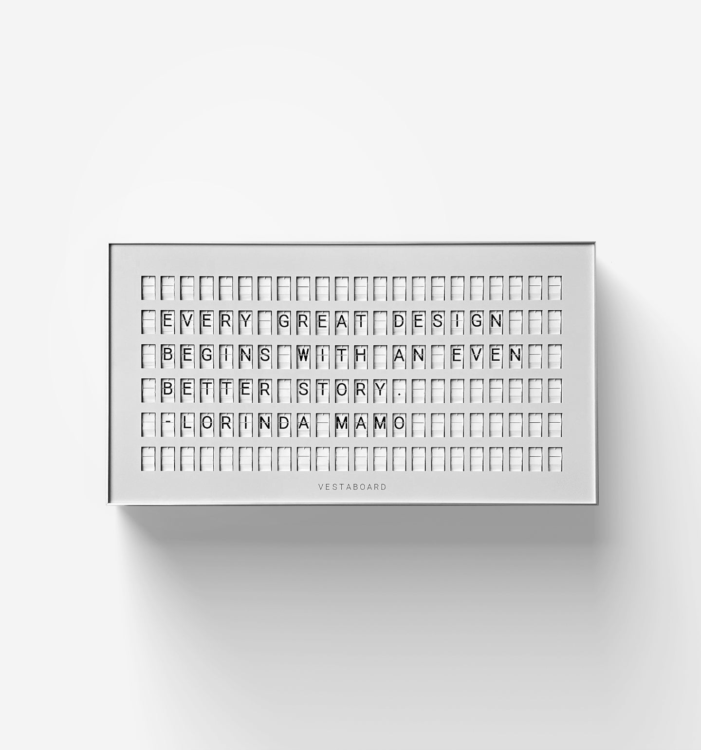 Vestaboard White - Vestaboard UK via Benchmark D product image