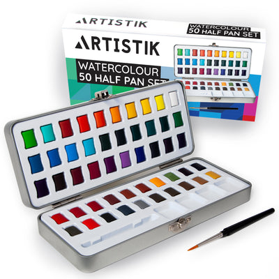 Watercolor Paint Set For Kids And Beginners, 42Pc