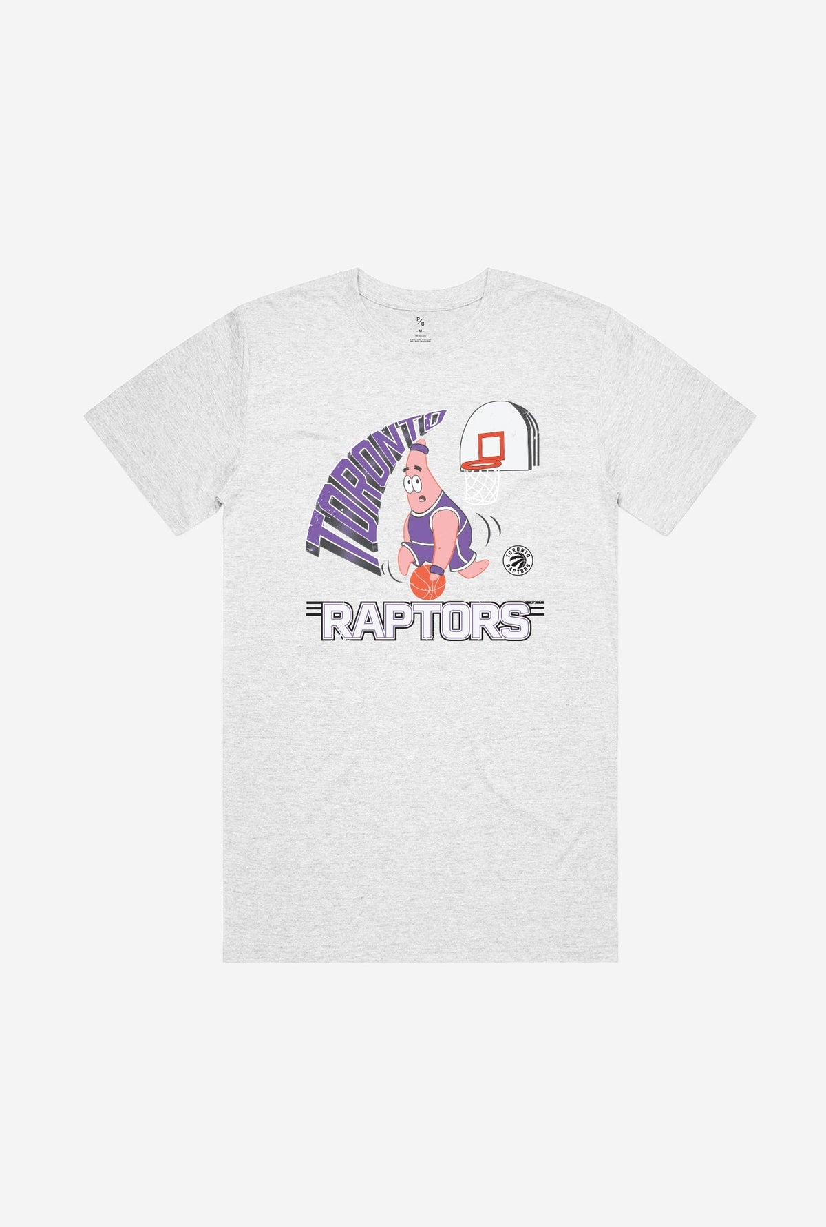 Toronto Raptors Patrick Vintage T-Shirt - Ash