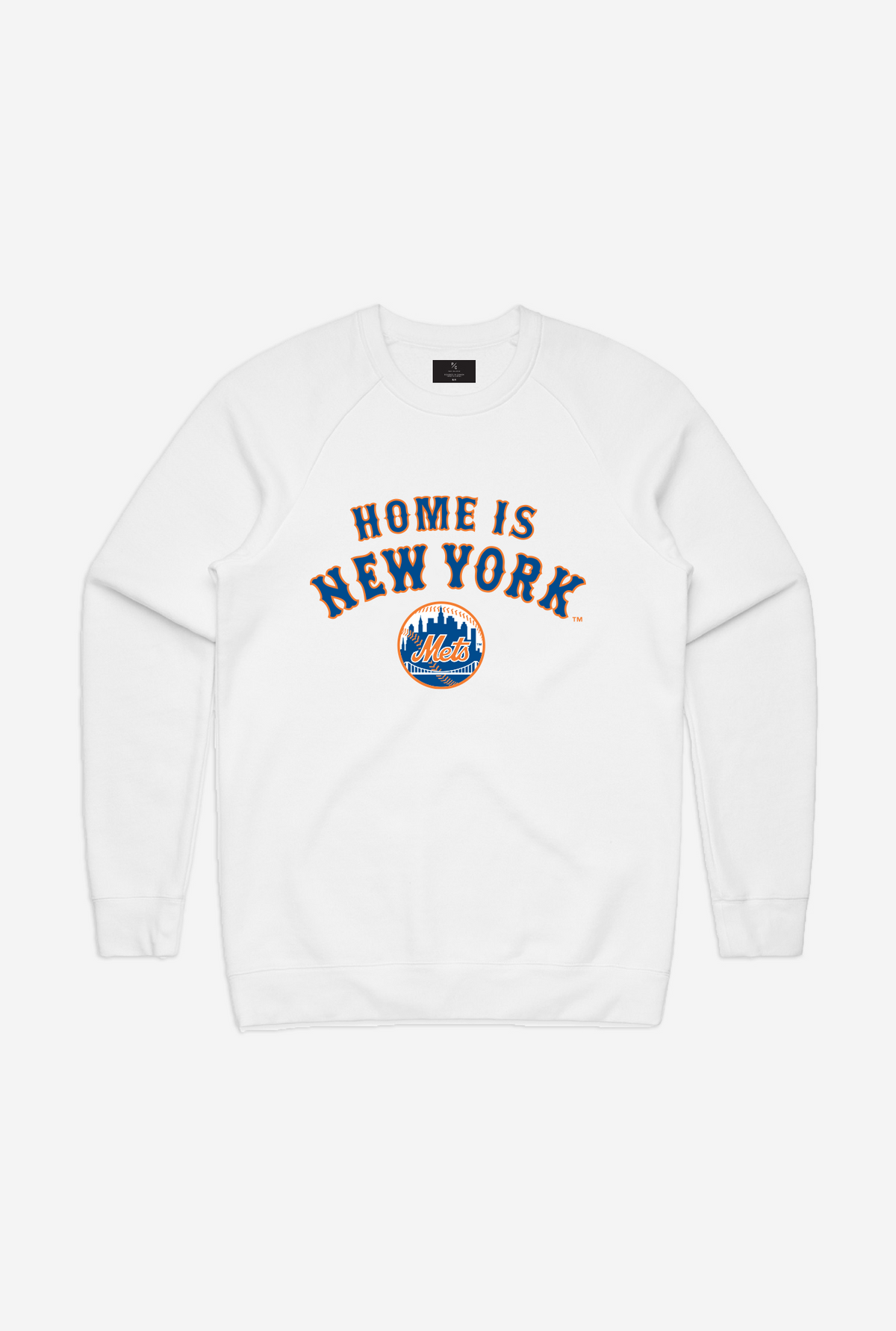 Home is New York Mets Crewneck - White