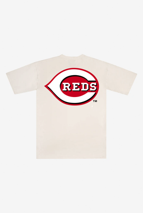 Cincinnati Reds Heavyweight T-Shirt - Natural