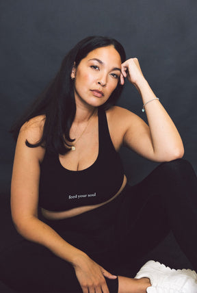 Feed Your Soul Movement™ Bra Top - Black