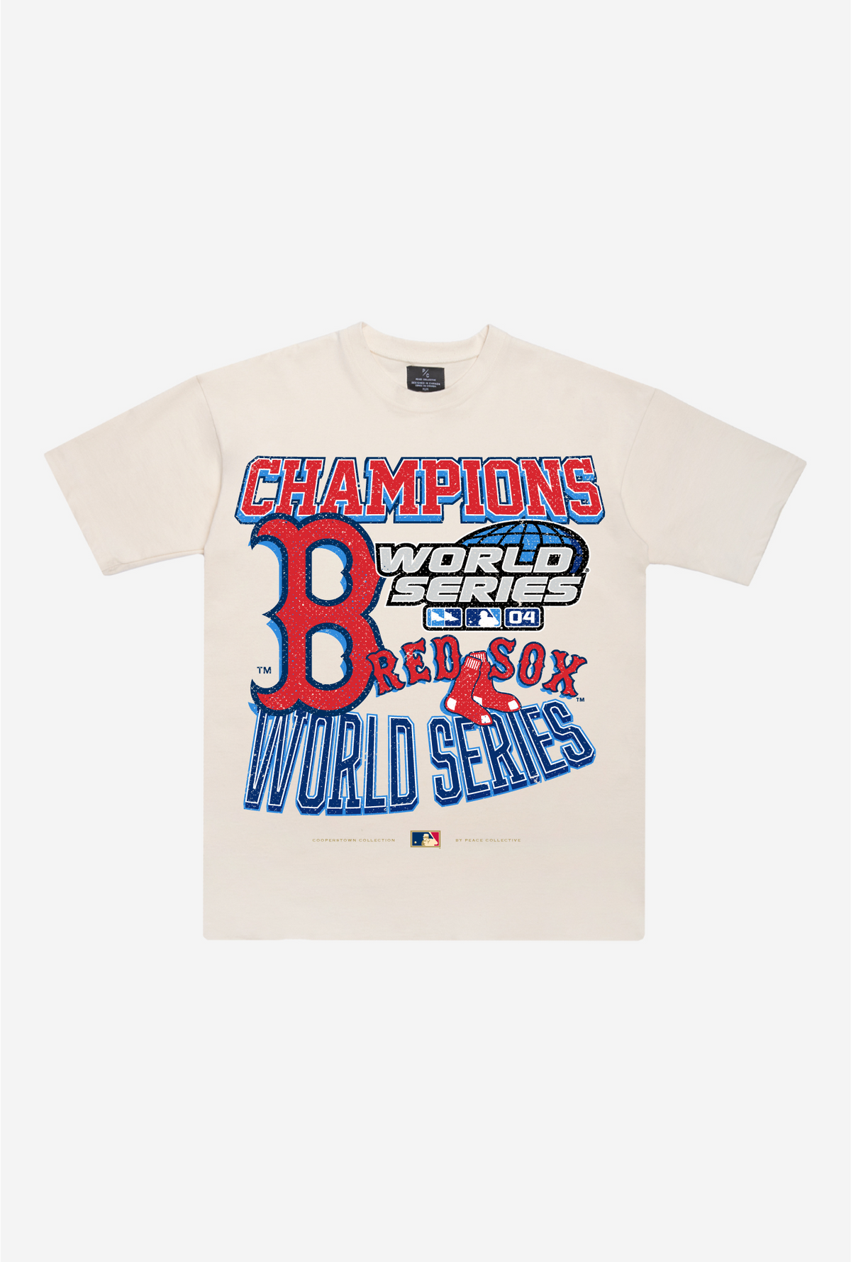 Boston Red Sox 2004 World Series Cooperstown Collection Premium T-Shirt - Natural